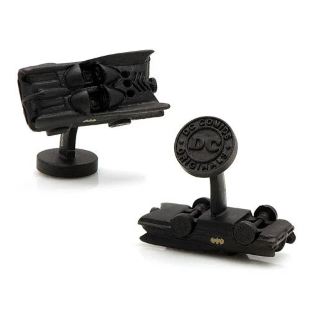Batman Classic Batmobile 3D Cufflinks — Officially Licensed DC Comics